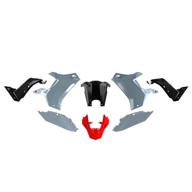 Rtech T7 REVOLUTION Plastik kit für Yamaha Tenerè 700 2019-2024 Grau Tenere Plastikkits ZAP-Technix-Shop