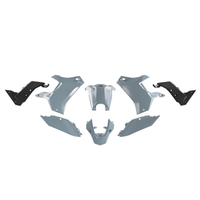 Rtech T7 REVOLUTION Plastik kit für Yamaha Tenere 700 2019-2024 Grau/Schwarz Tenere Plastikkits ZAP-Technix-Shop