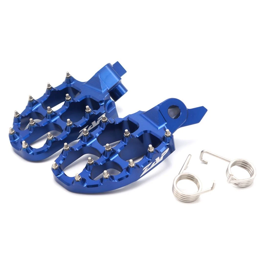 ZAP E-Peg Fußraste für Yamaha YZ 450F 23-, 250F 24-, Fantic XXF 450 23- Blau Zulauf ZAP-Technix-Shop