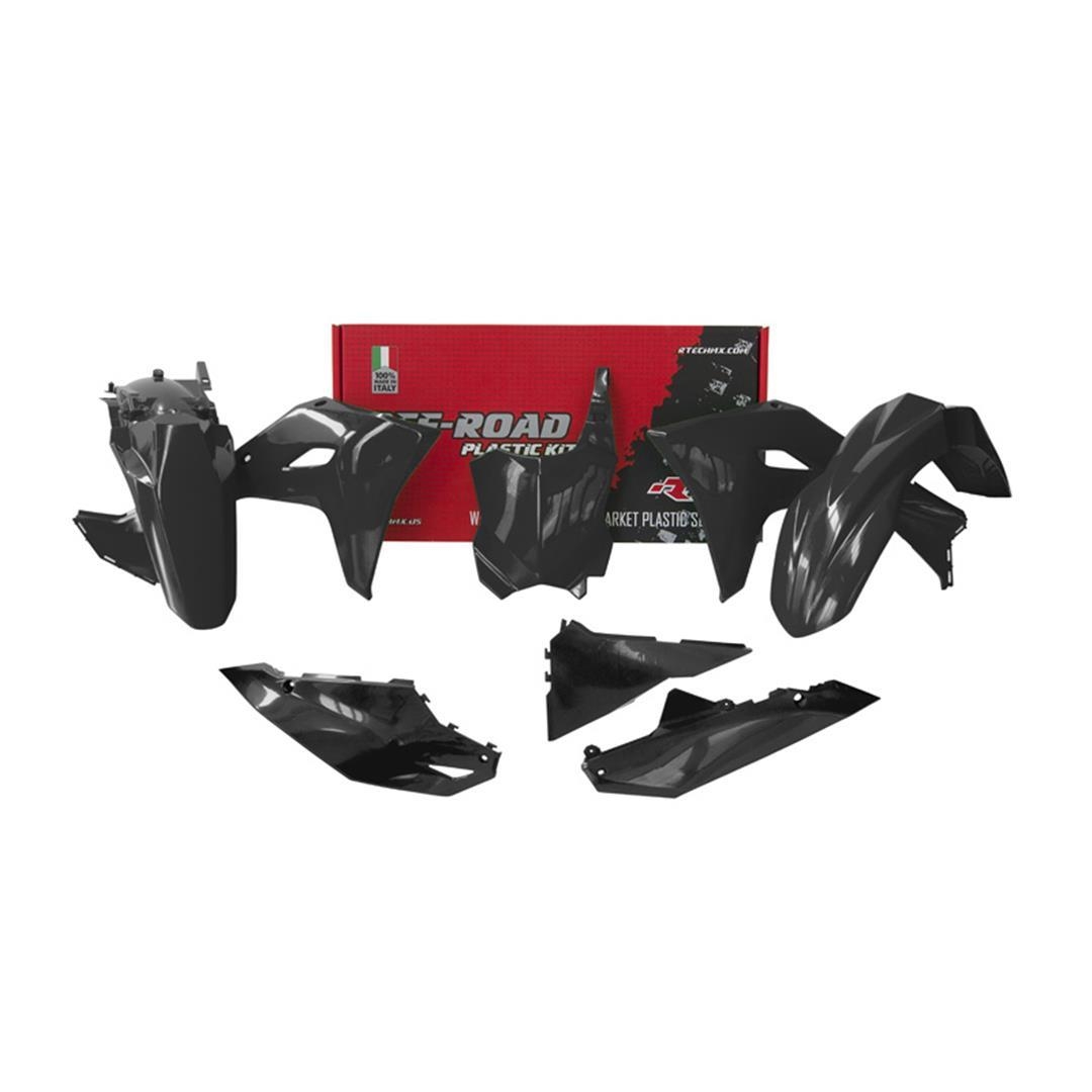 Rtech Plastikkit für Kawasaki KX 450 24-, 250 25- Schwarz 5 tlg. Zulauf ZAP-Technix-Shop