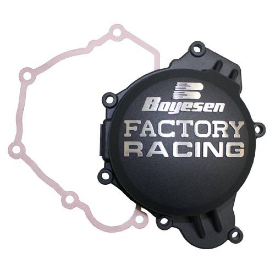 Boyesen Factory Zündungsdeckel für KTM SX 65 09-23, Husqvarna TC 65 17-23, GasGas MC 65 21-23 Schwarz Zulauf ZAP-Technix-Shop