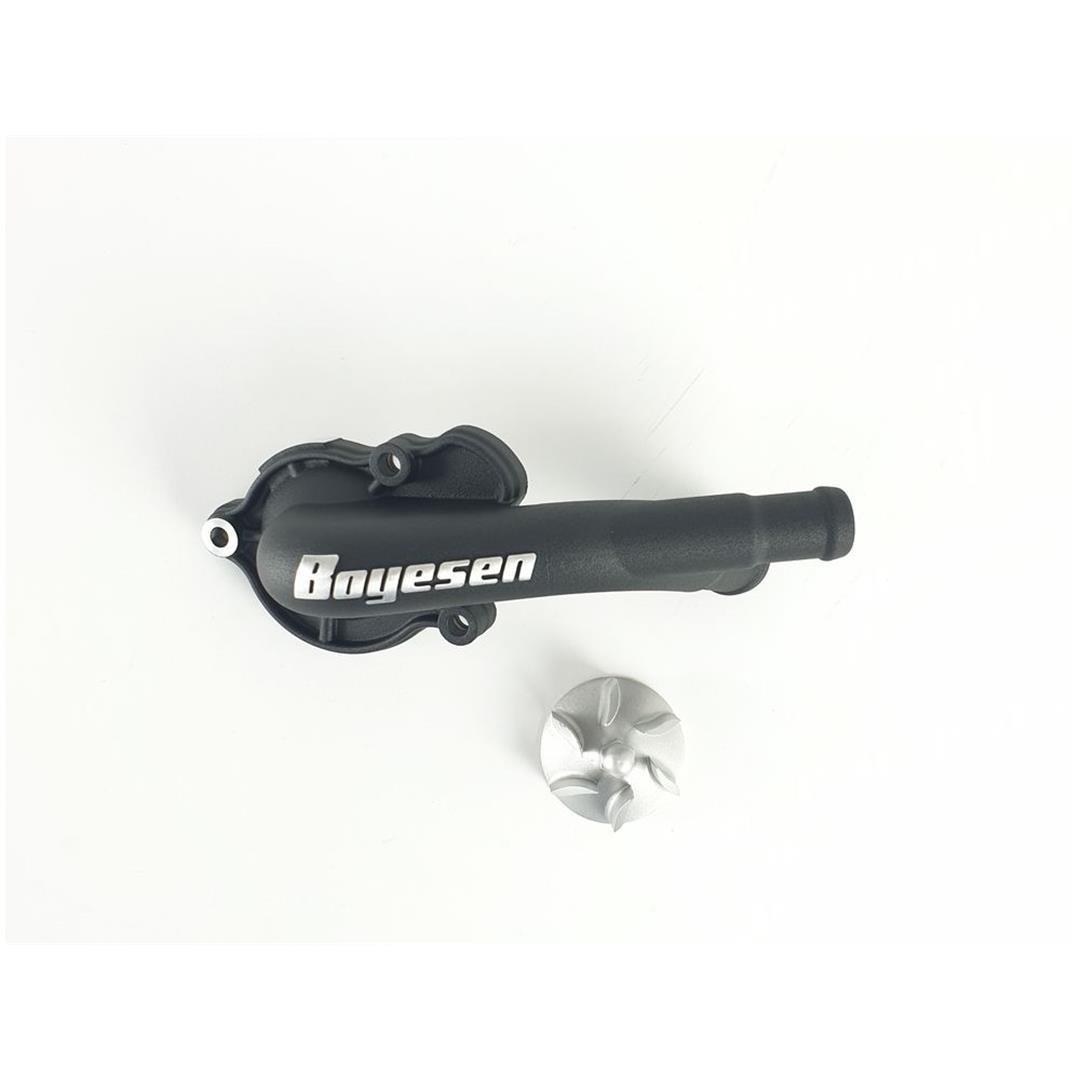 Boyesen SUPERCOOLER Wasserpumpendeckel und Impellerkits Honda CRF 450 21-24 Schwarz Zulauf ZAP-Technix-Shop