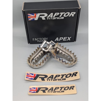 Raptor Titan MX Fußrasten für KTM SX , Husqvarna TC, GasGas MC 50/65 24- Zulauf ZAP-Technix-Shop