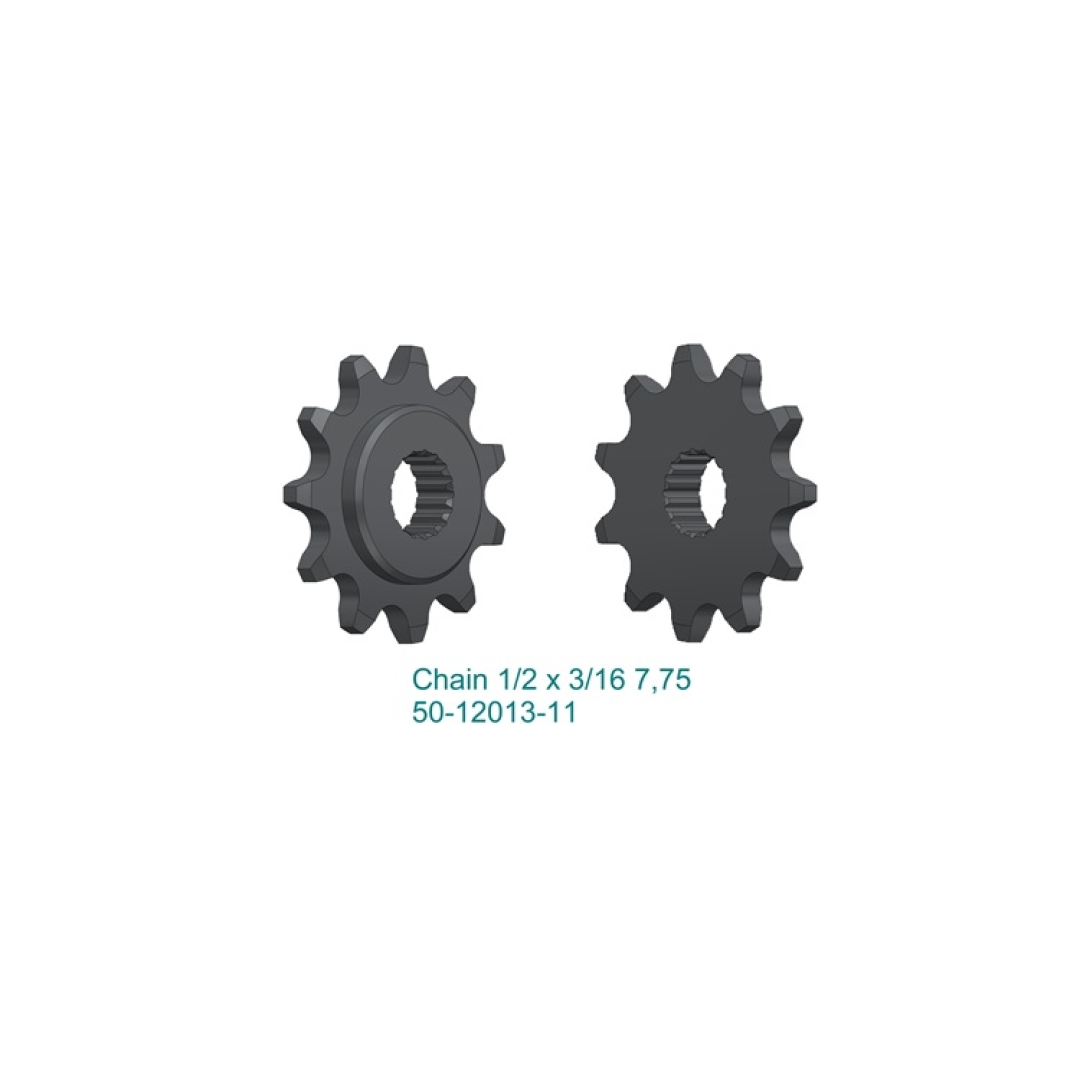 Motorritzel für KTM SX 50 24-, Husqvarna TC 50 24- 11 Zähne Zulauf ZAP-Technix-Shop