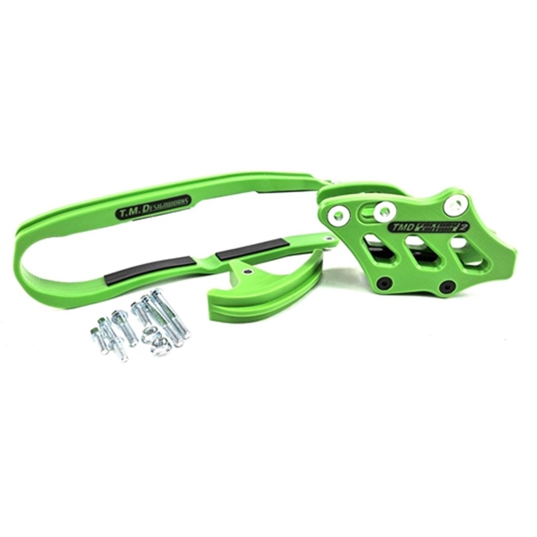 TMD Kettenführungskit für Kawasaki KX 450 24-, 250 25- Grün Zulauf ZAP-Technix-Shop