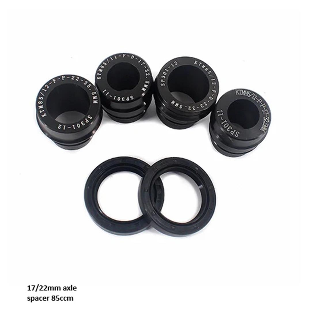 KKE, ZAP M1, SM Pro Buchsen vorn für KTM SX 85, Husqvarna TC 85, GasGas MC 85 22mm Achsen Zulauf ZAP-Technix-Shop