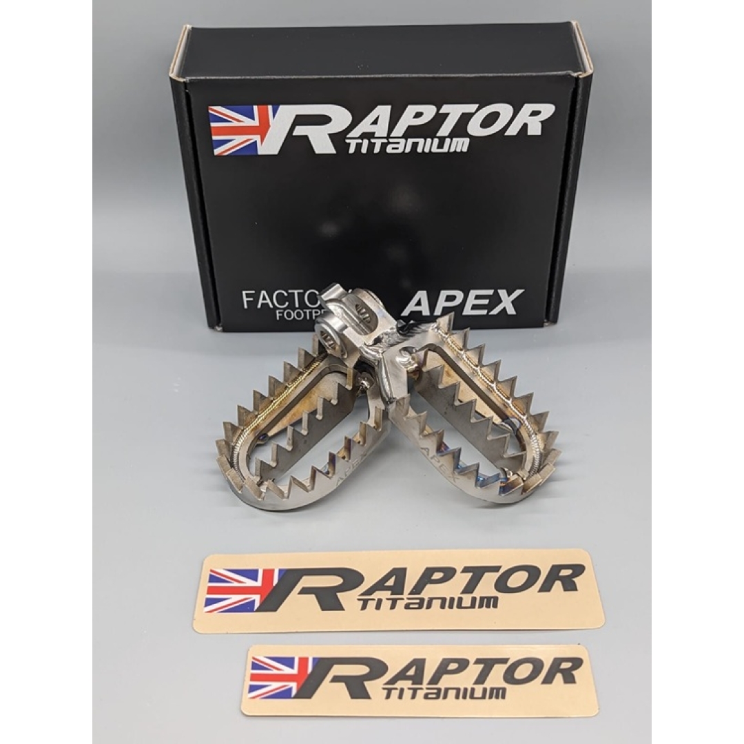 Raptor Titan MX Fußrasten für Triumph TF 250/450-X 24- Zulauf ZAP-Technix-Shop