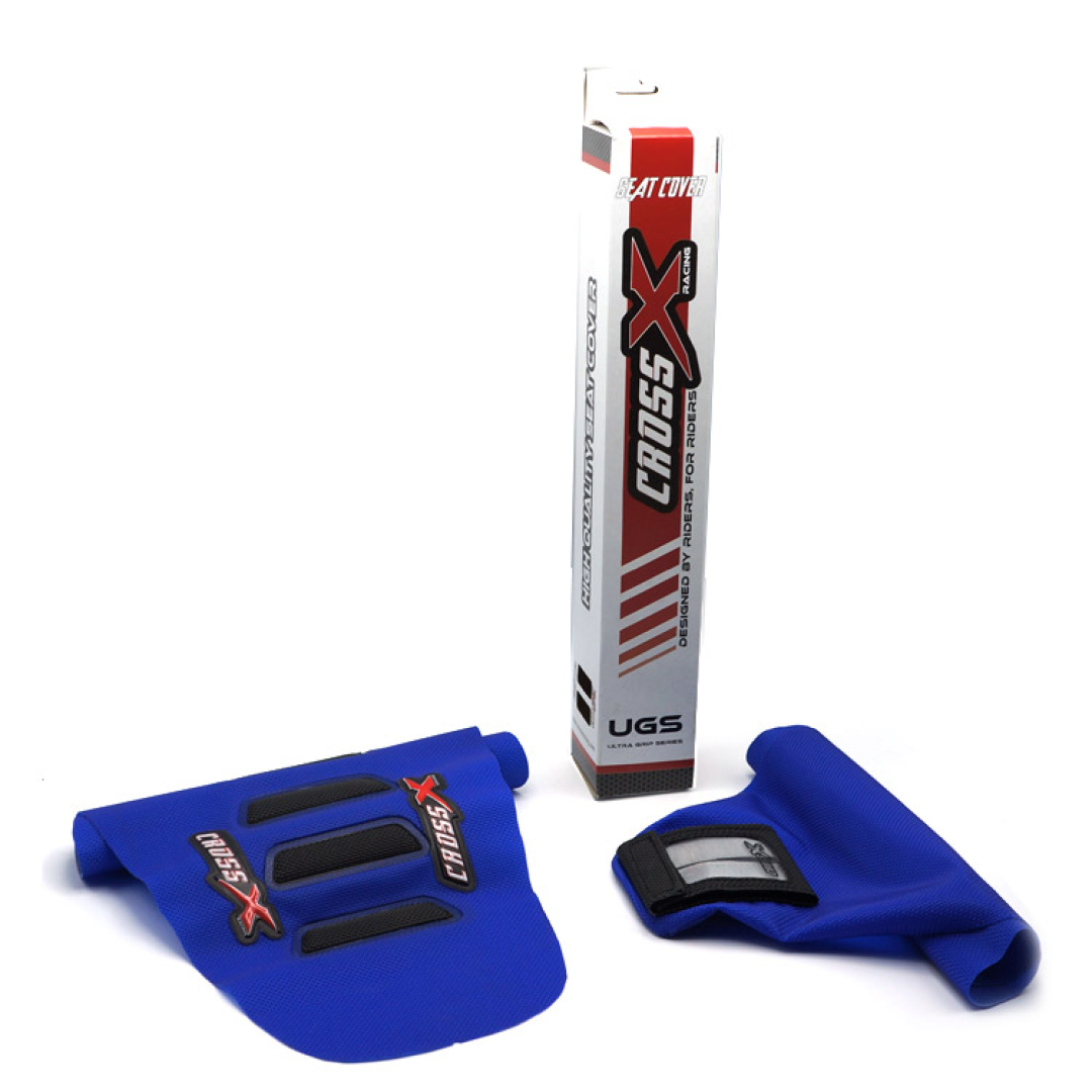 CrossX Sitzbezug UGS-WAVE für Beta RR RS 2020- Blau/Schwarz mit Tasche Zulauf ZAP-Technix-Shop