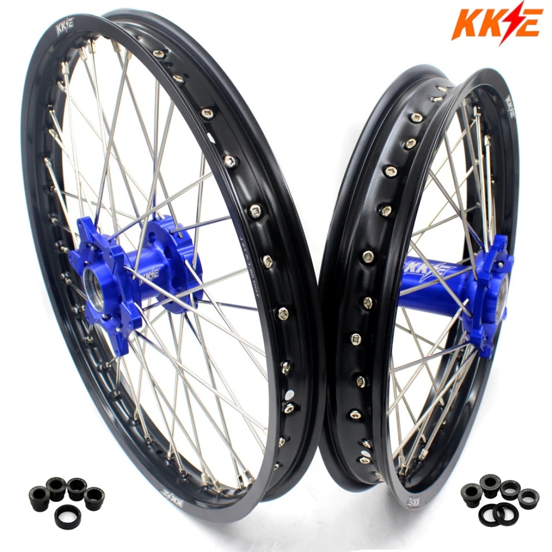 KKE Radsatz für Husqvarna TE/FE 14- 21×1.60/18×2.15 Blau Husquarna Räder ZAP-Technix-Shop