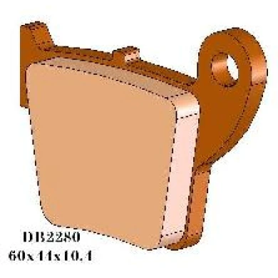Bremsbeläge hinten Honda CR(F) 02- Bremsbeläge ZAP-Technix-Shop