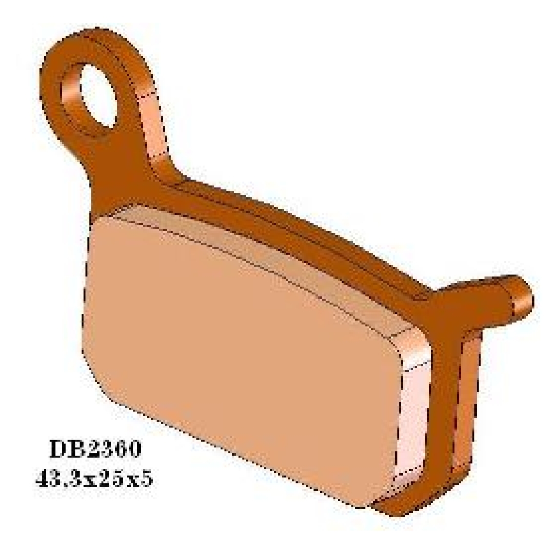 Bremsbeläge hinten für KTM SX 65 04-08, 50 02- Bremsbeläge ZAP-Technix-Shop