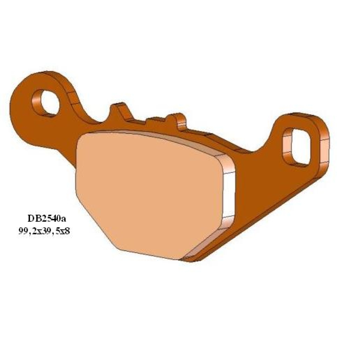 Bremsbeläge hinten Suzuki RM 85 05- Bremsbeläge ZAP-Technix-Shop