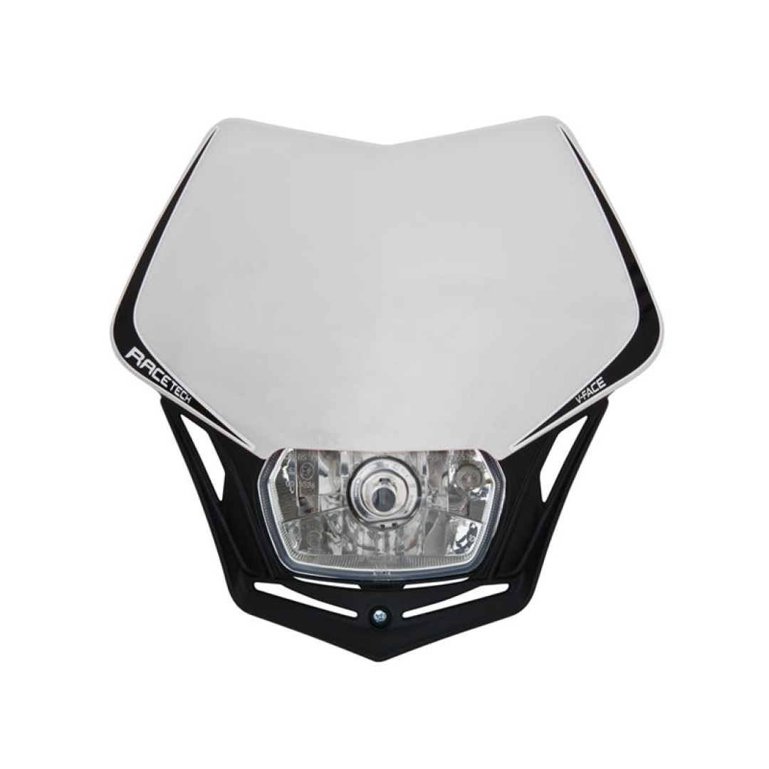 Lampenmaske V-Face schwarz/weiß Lampenmasken ZAP-Technix-Shop