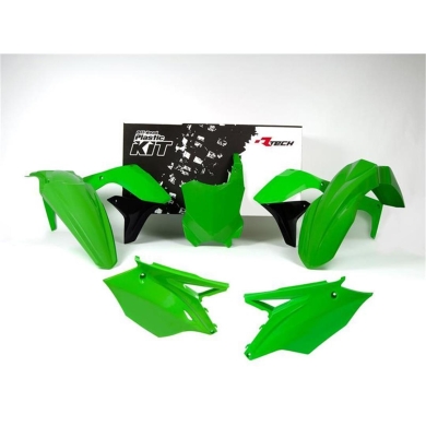 Rtech Plastikkit Kawasaki KXF 450 16-18  Schwarz/Grün 5 tlg. Kawasaki Plastik-Kits ZAP-Technix-Shop