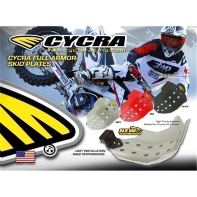 CYCRA  FULL ARMOR Bodenplatte CRF 450 2009- rot Cycra Full Armor Skid Plate ZAP-Technix-Shop