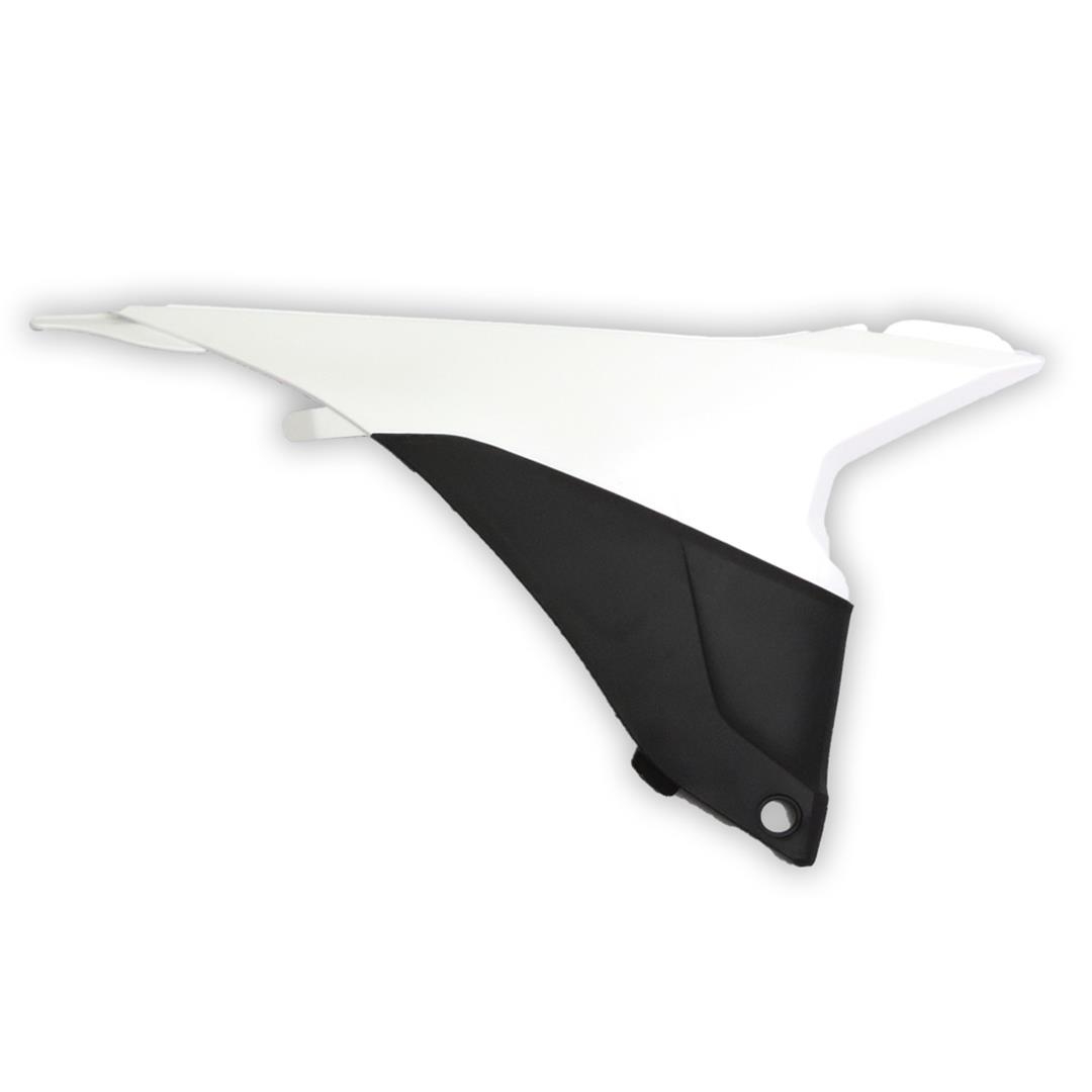 Airbox Abdeckung rechts SXF 13-15 PRO LEVER wei/sw RTech KTM Airbox Seitenteile ZAP-Technix-Shop