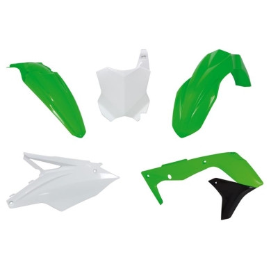 Plastikkit Kawasaki KXF 250 17-20  Grün/Schwarz/Weiß 5 tlg. Kawasaki Plastik-Kits ZAP-Technix-Shop