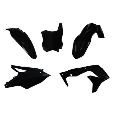 Plastikkit Kawasaki KXF 250 17-20  Schwarz 5 tlg. Kawasaki Plastik-Kits ZAP-Technix-Shop