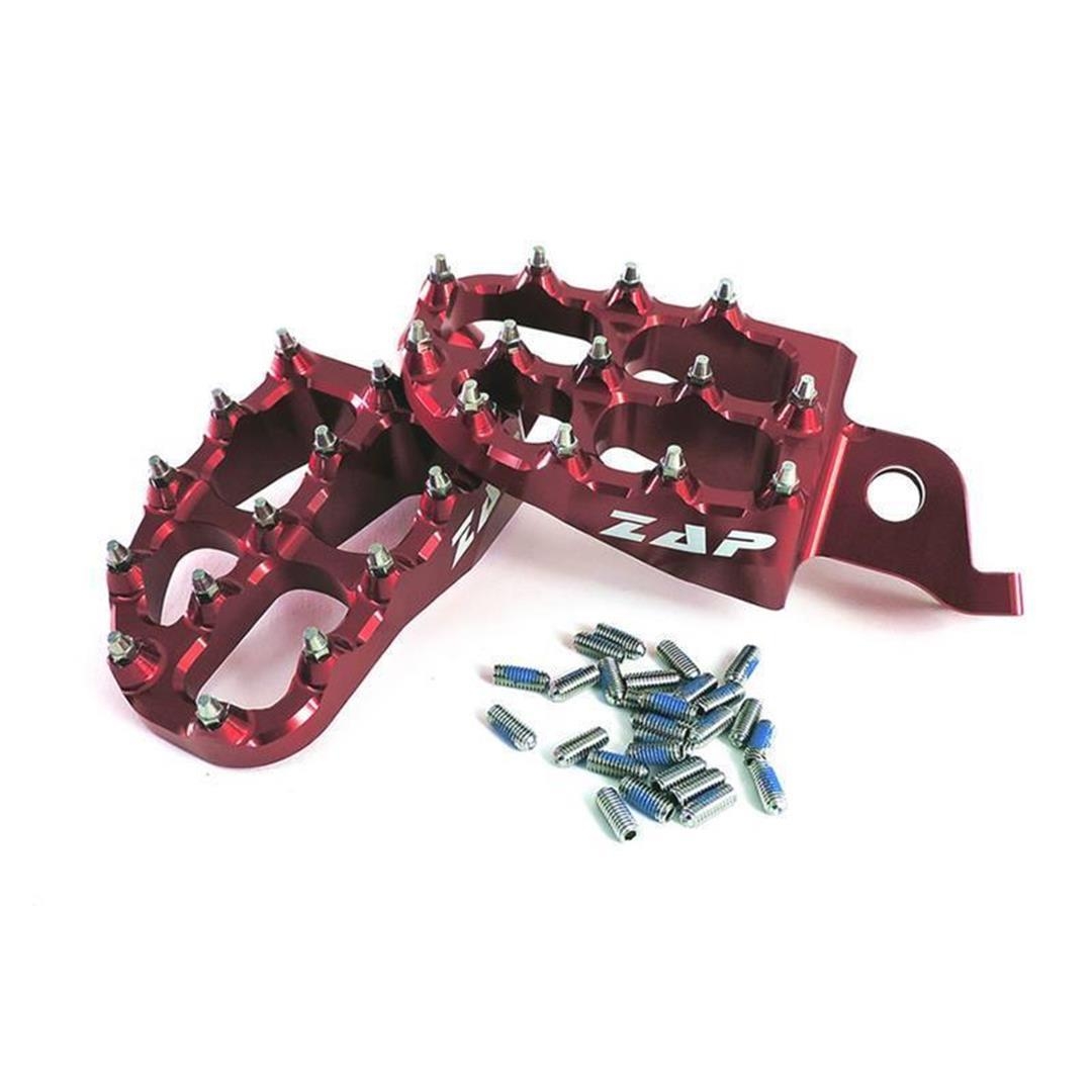 ZAP E-Peg Fußraste KXF 250 06- / 450 07- red Kawasaki Fußrasten ZAP-Technix-Shop