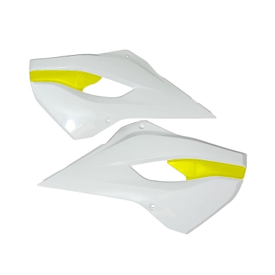 Kühlerspoiler HSB TE/TC,FE/FC 125-501 14-16 weiss/gelb Husqvarna Kühlerspoiler ZAP-Technix-Shop
