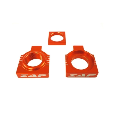 ZAP Achsenblöcke für KTM SX/F 2013- 25mm Orange Achsblöcke ZAP-Technix-Shop