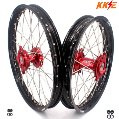 KKE Radsatz für Suzuki RMZ 250 07-, 450 05- 21×1.60/19×2.15 Rot Zulauf ZAP-Technix-Shop