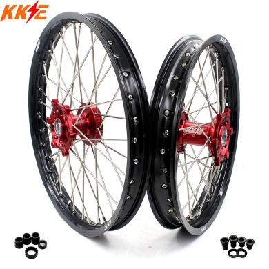 KKE Radsatz für Suzuki RM 125/250 96-08 21×1.60/19×2.15 Rot Zulauf ZAP-Technix-Shop