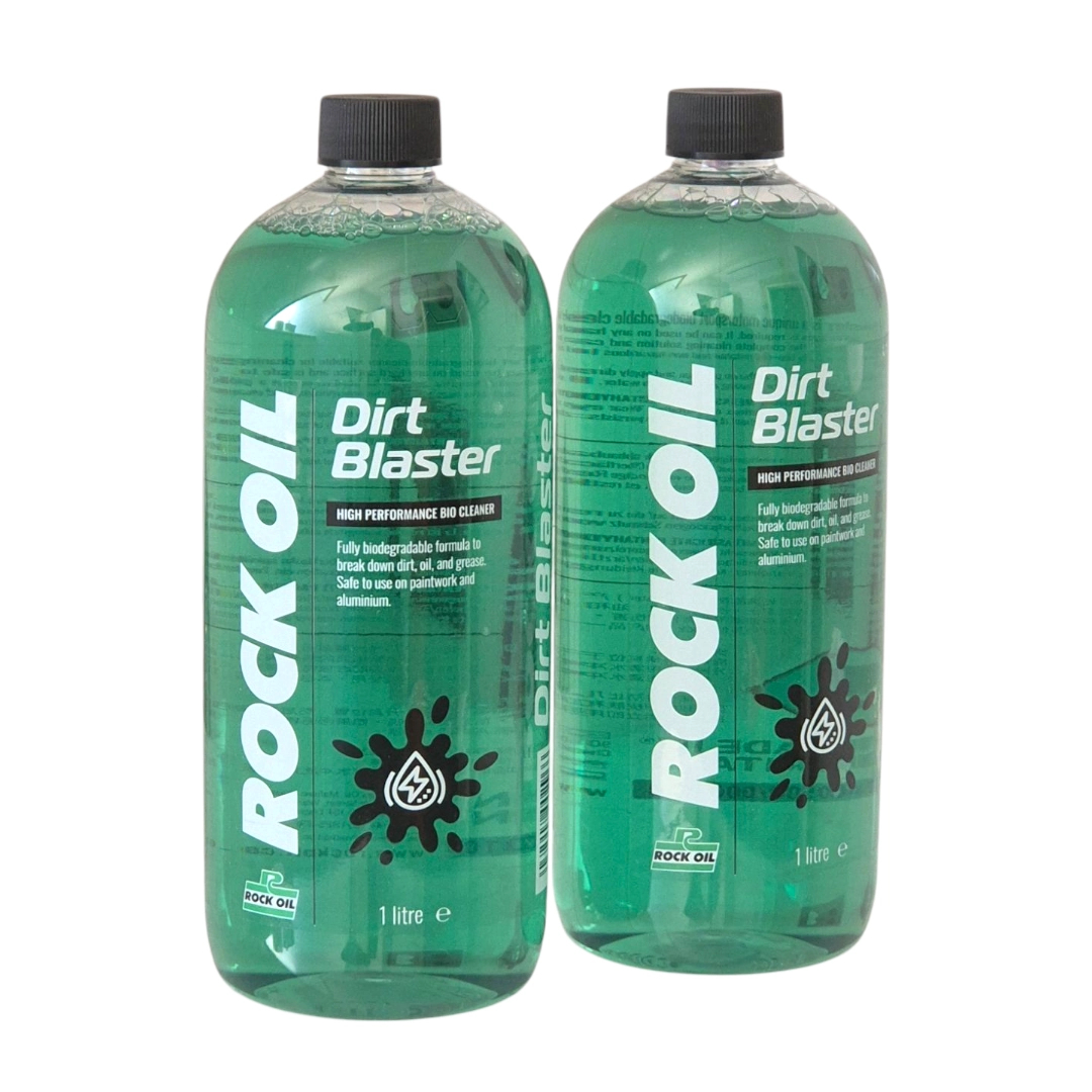 Rock Oil Dirt Blaster 2x 1 L – Hochwirksamer Reiniger für dein Offroad-Bike Pflegemittel ZAP-Technix-Shop